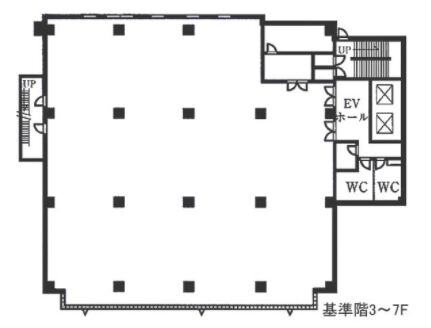 飯田橋第一勧銀稲垣ビル 6階 平面図