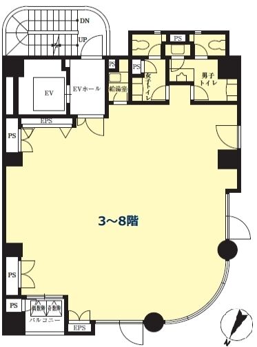 VORT茅場町Ⅰ 6階 平面図