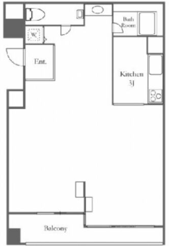 リーラ乃木坂 9階903 平面図