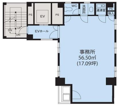第2かわなビル 4階 平面図