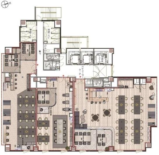 H¹O浜松町（H1O浜松町） 13階B 平面図