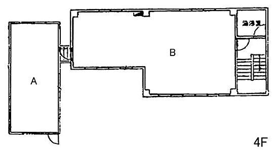 白川ショールームビル 4階 平面図