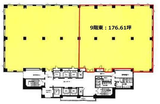 JSプログレビル 9階 平面図