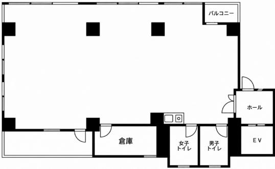 土屋ビル 3階 平面図