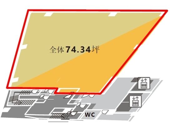 （仮称）銀座8丁目9-11、2開発計画 地下1階 平面図