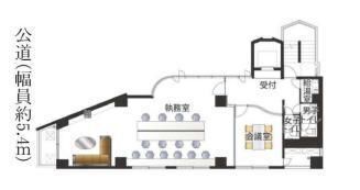 ガーデンクロス新宿御苑（旧：内藤町三洋ビル） 3階 平面図