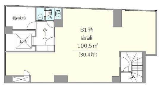 相互二番町ビルディング別館 地下1階 平面図
