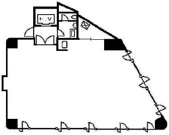 恵比寿ホークビル 4階 平面図