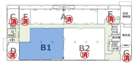 Imas Itabashi BASE 2階B1 平面図