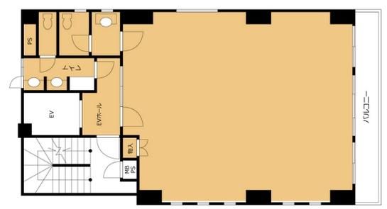 モデューロ浜松町 5階 平面図