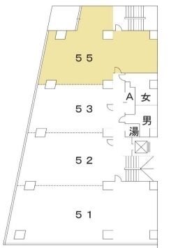 田中ビルディング(本館) 5階55 平面図