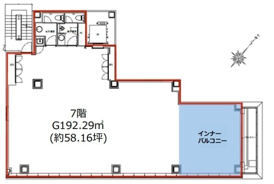 CIRCLES日本橋馬喰町 7階 平面図