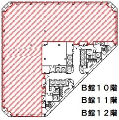 大森ベルポートB館 12階 平面図