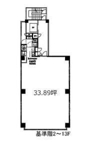 ACN半蔵門ビル（旧：半蔵門デュープレックスビズ） 4階 平面図