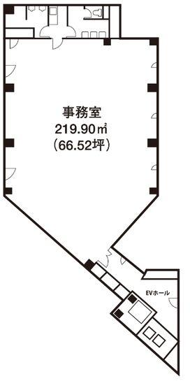 いちご芝公園ビル 6階 平面図