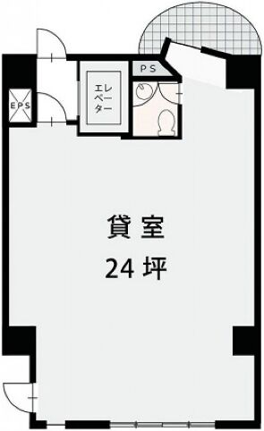 岩本ビル（港区） 1階 平面図