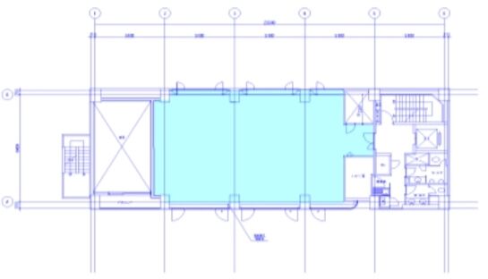 巴町アネックス2号館 3階 平面図