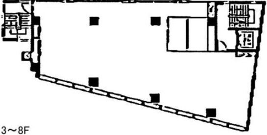 神谷ビル（品川区） 3階 平面図