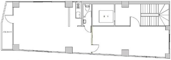 芝大井ビル 2階 平面図