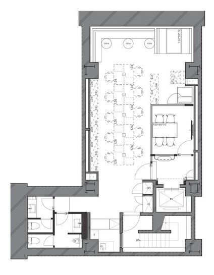 NOVEL WORK 日本橋茅場町(旧:山本ビル) 地下1階 平面図