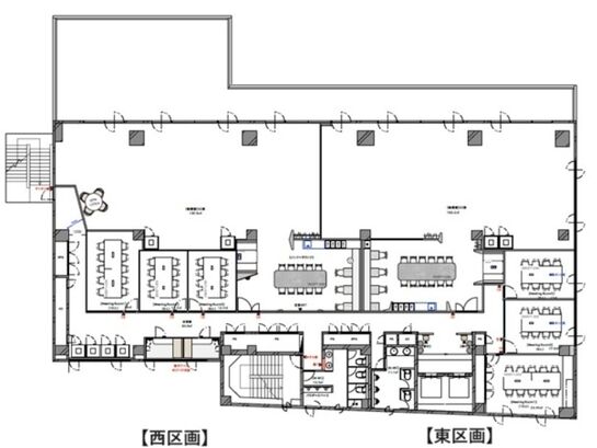 THE PORTAL iidabashi(旧:36山京ビル) 3階西 平面図