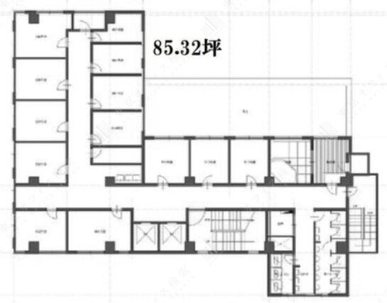 林野会館 8階 平面図
