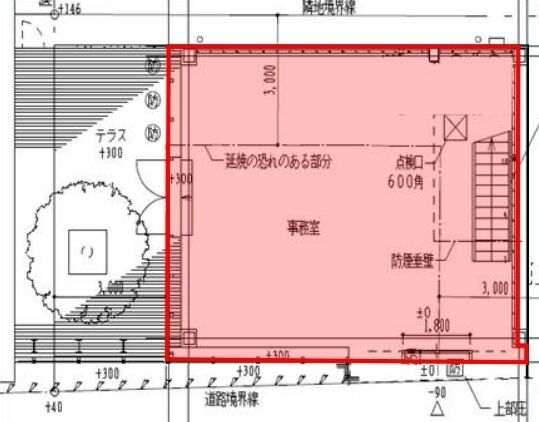 六本木DスクエアANNEX 1階～2階ﾒｿﾞﾈｯﾄ 平面図
