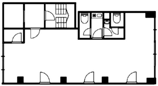 ウチヤマビル 2階 平面図