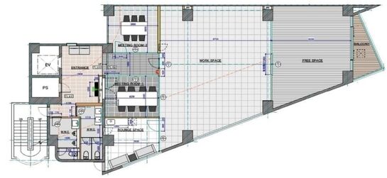 CANAL GATE SHIBAURA（CANAL GATE 芝浦）（旧：平野ビル） 4階 平面図
