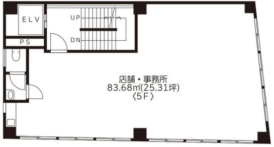 銀座YKビル 5階 平面図