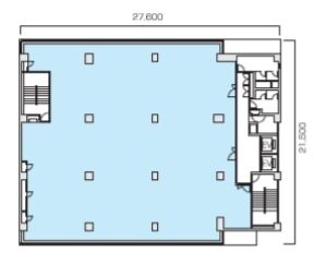 前田セントラルビル 5階 平面図