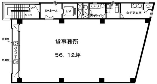 亀戸メディカルビル 6階 平面図