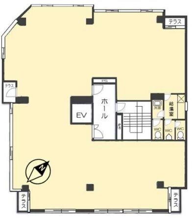金子ビル(千駄ヶ谷3丁目26-5) 2階 平面図