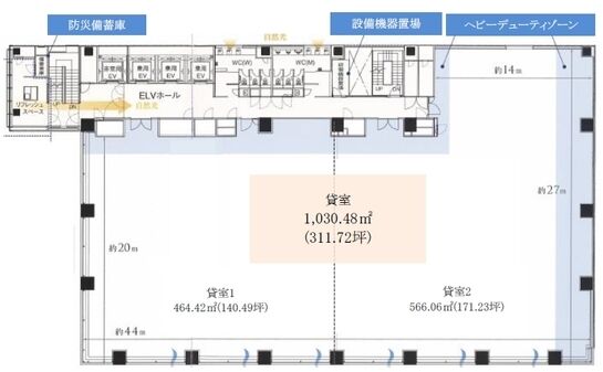 秋葉原アイマークビル 5階 平面図