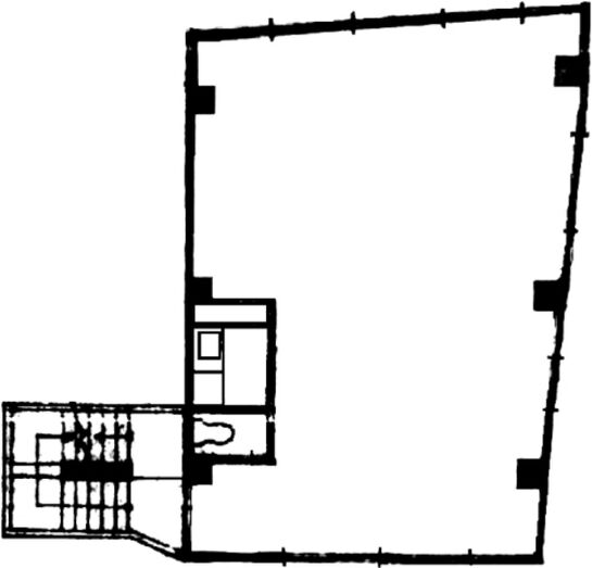 パリスビル 2階 平面図