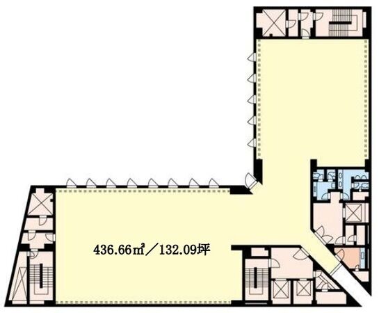 草月会館 8階 平面図