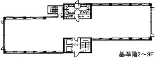 祐真ビル 本館 8階 平面図