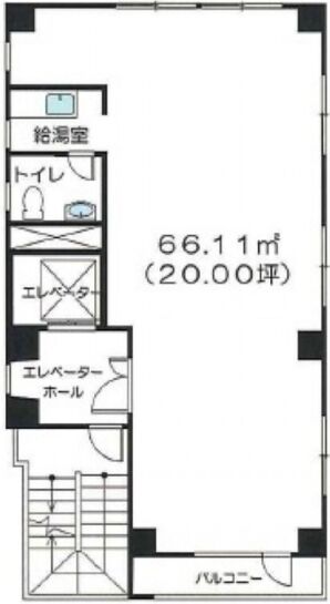 利久堂ビル 4階 平面図