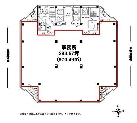 東京パークサイドビル 11階 平面図