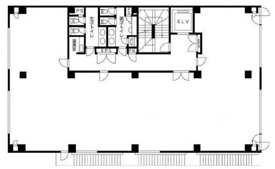 五番町片岡ビルディング 4階 平面図