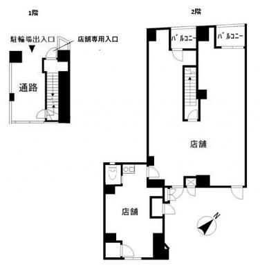 プロスタイル日本橋馬喰町 2階101 平面図