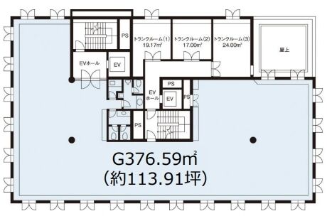 高會堂ビル 2階 平面図