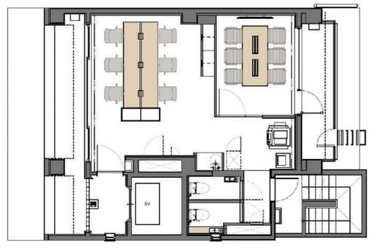 KITEN岩本町(旧:MURATOKU BUILDING) 6階 平面図
