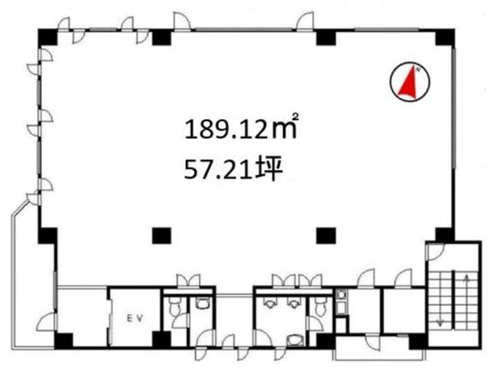 CATビル 8階 平面図
