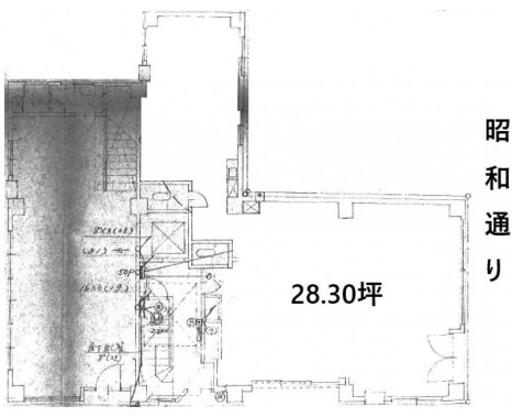 魚鉄ビル 1階 平面図