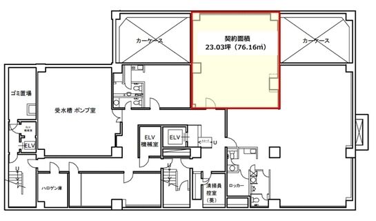 虎ノ門東洋共同ビル 地下2階 平面図