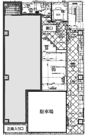 近鉄新宿御苑ビル 1階 平面図