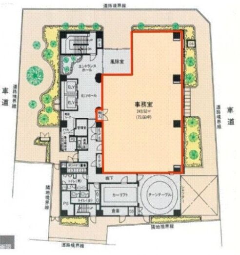 アステール茅場町 1階 平面図