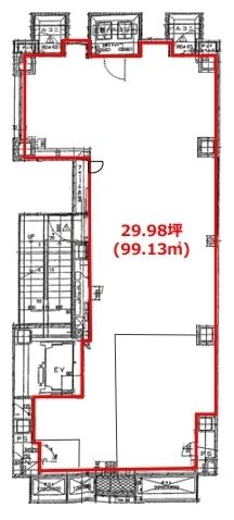 銀座グランディアビルⅡ 4階 平面図