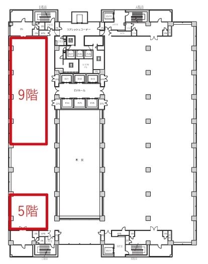 リバーサイド隅田 9階 平面図